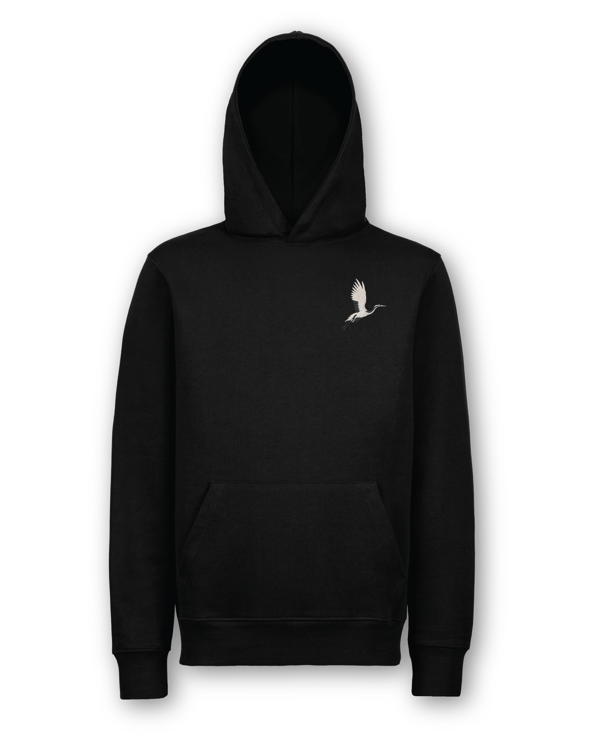 Origami Echo Hoodie in Black