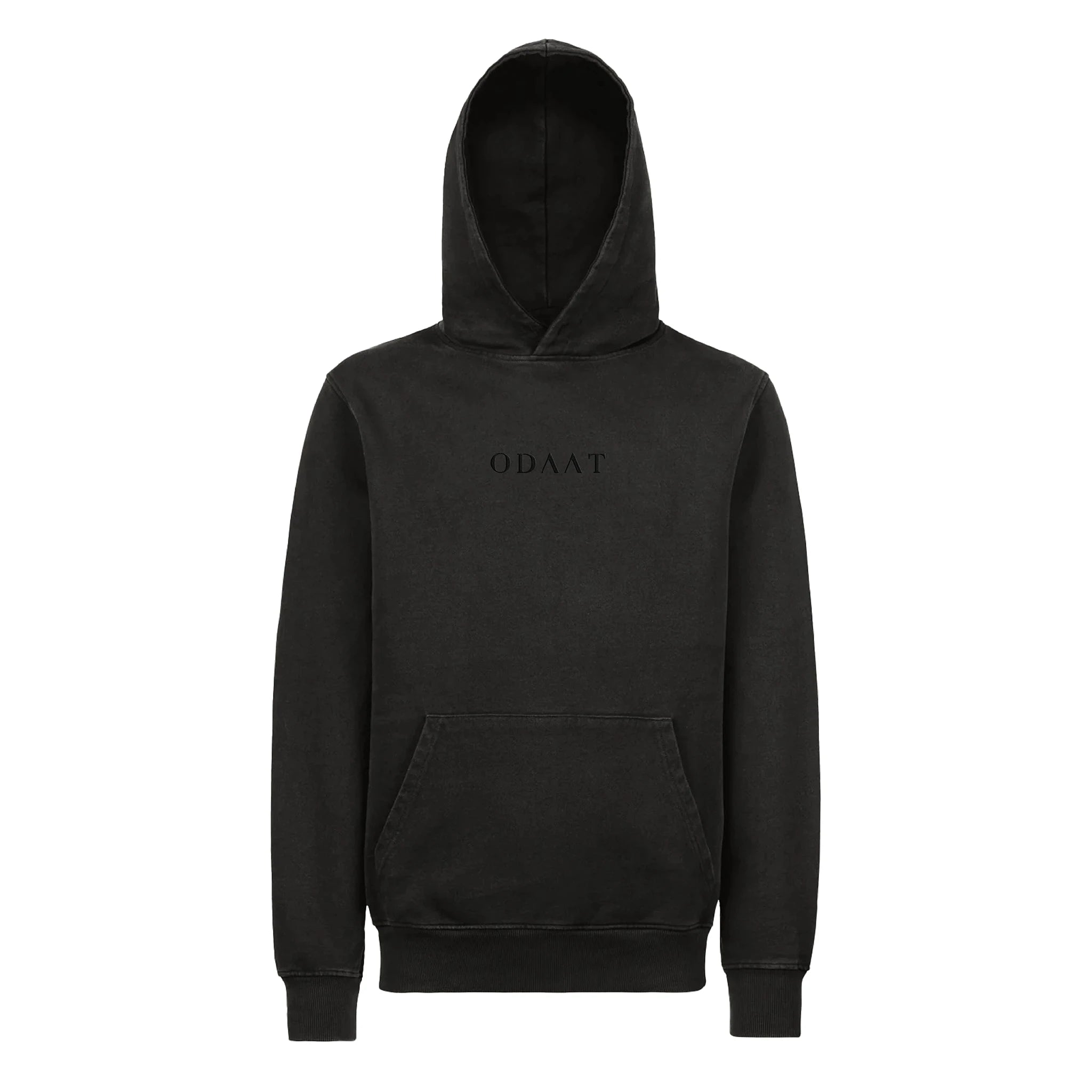 ODAAT Apparel, Signature Hoodie with Puff Embroidery  in Vintage Black