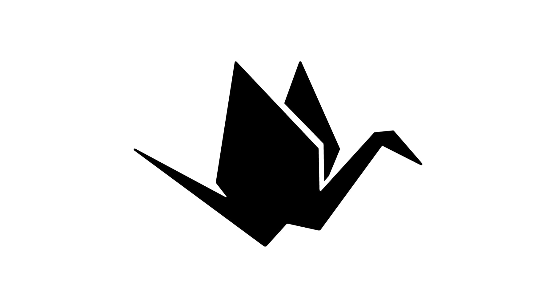 ODAAT Apparel's Brand Icon, The Origami Crane. 
