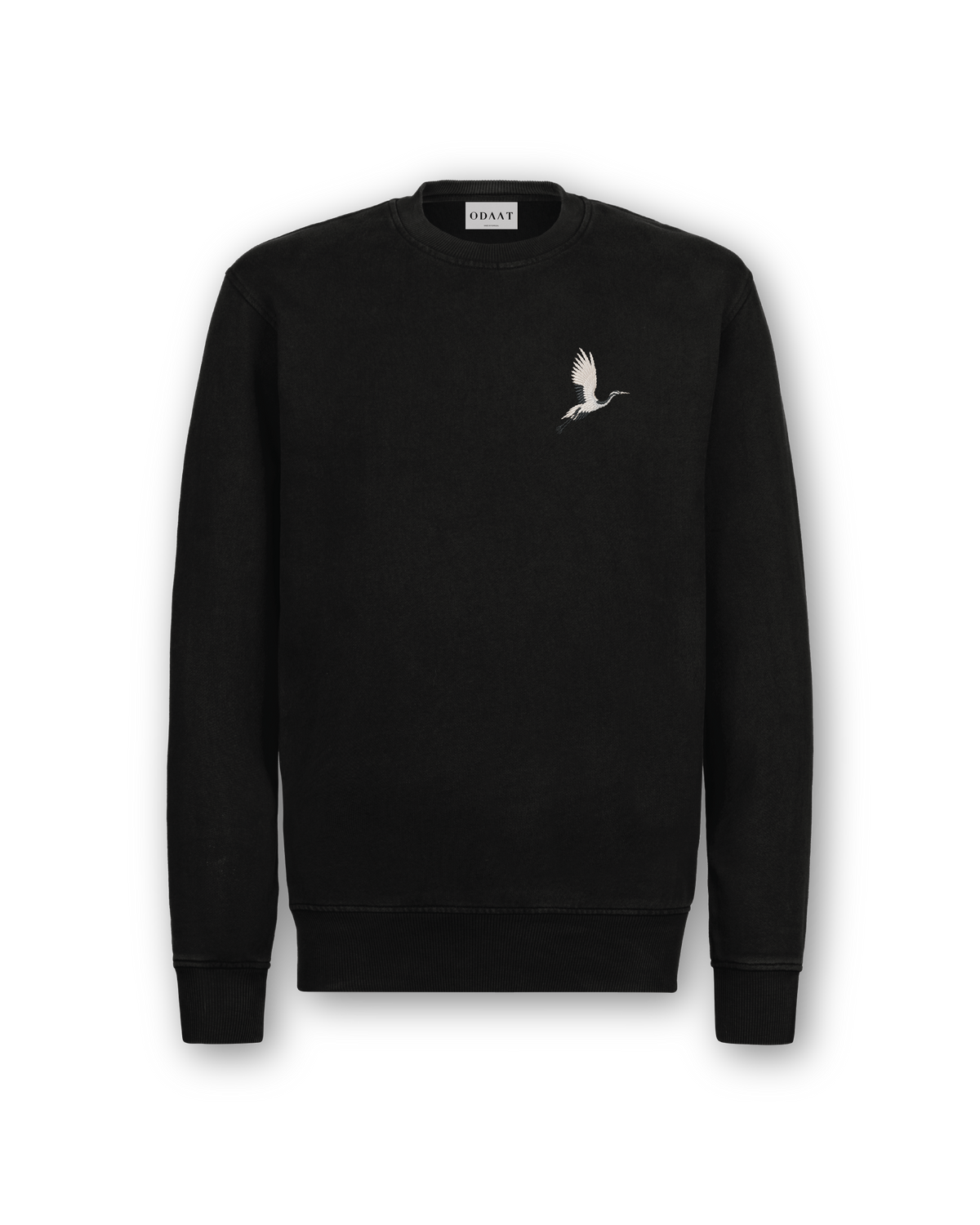 Origami Echo Crewneck in Black
