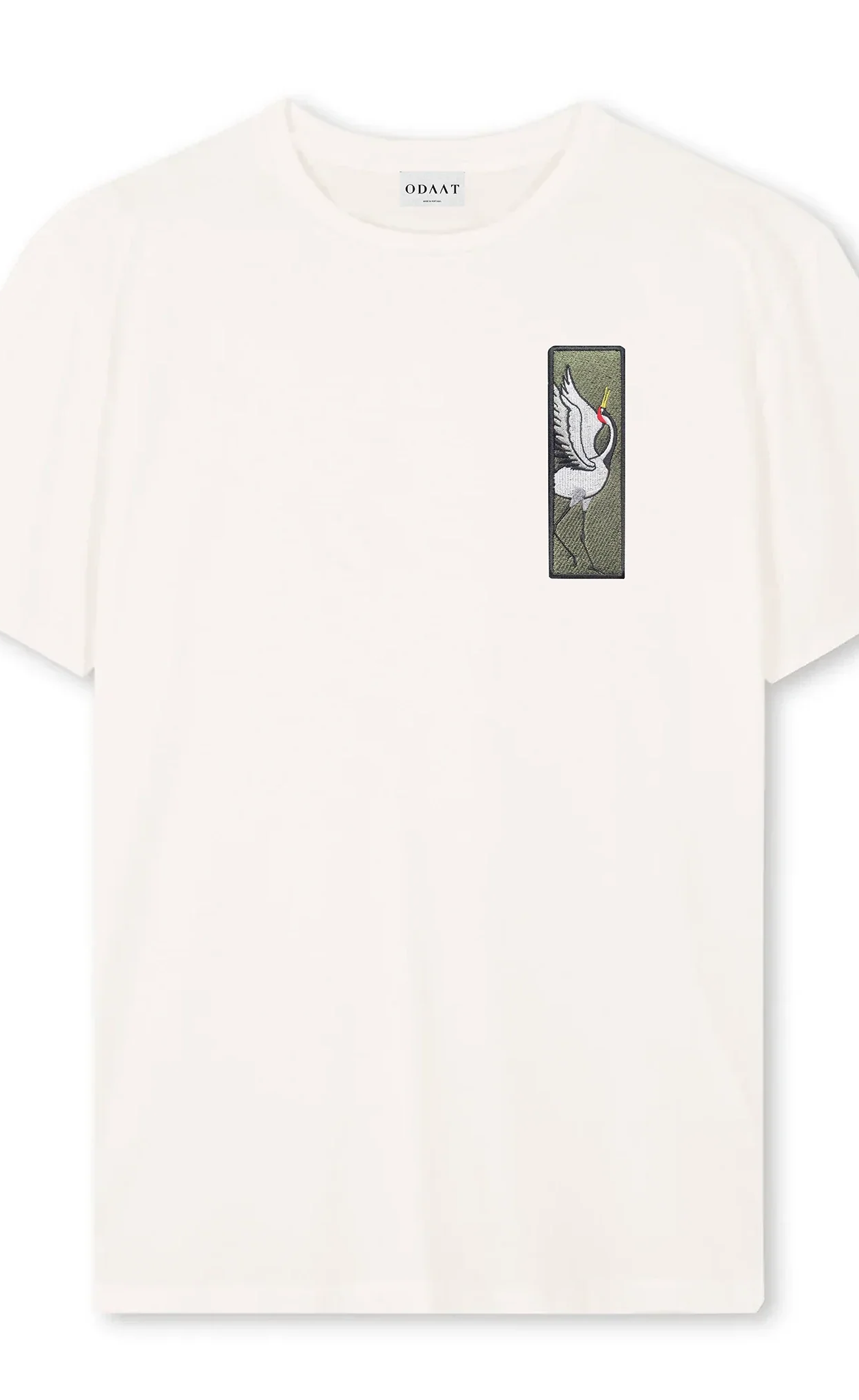 ODAAT Apparel, Origami Echo T-Shirt, Vintage White