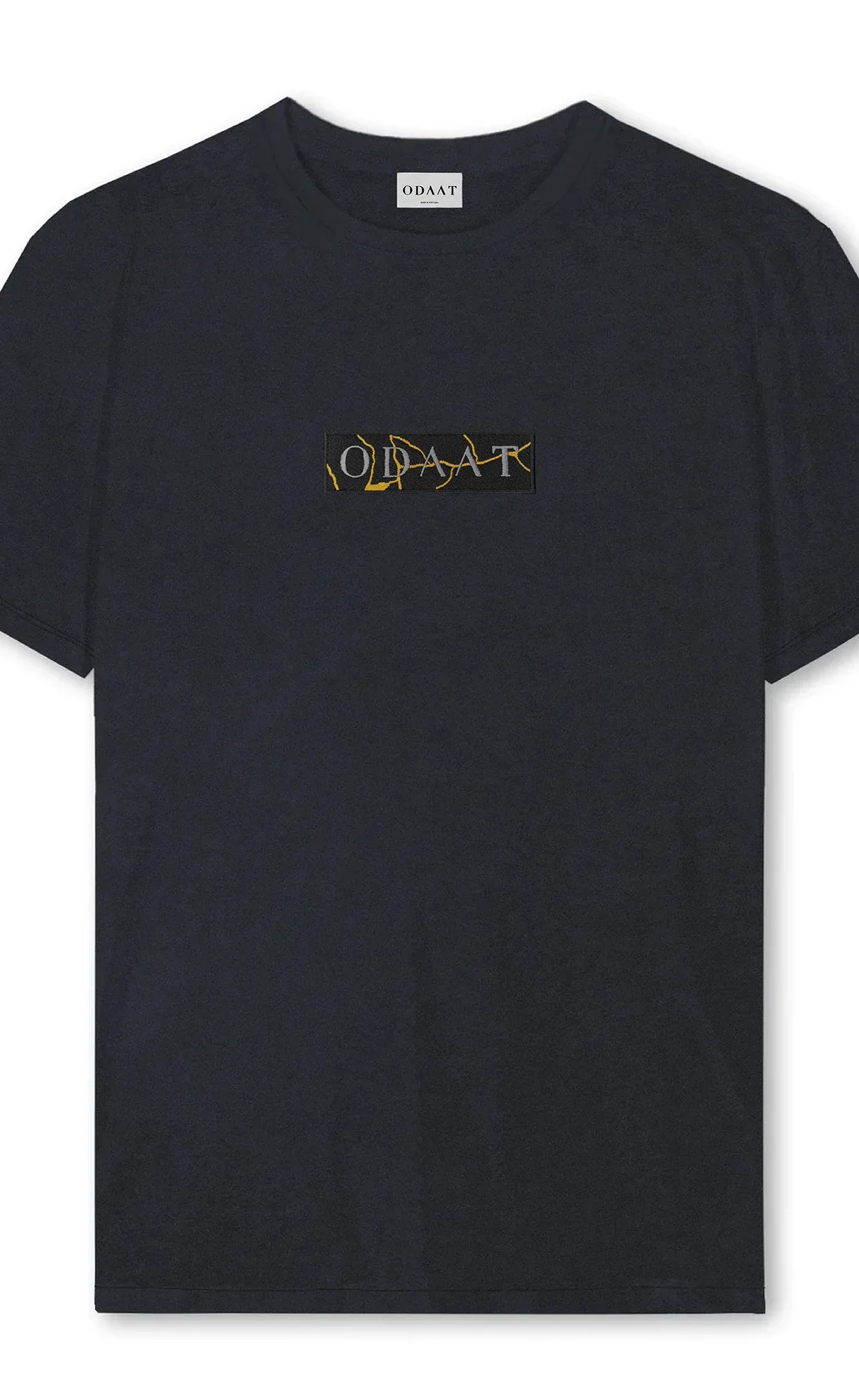 ODAAT Apparel, Golden Mend Kintsugi T-Shirt, Vintage Black